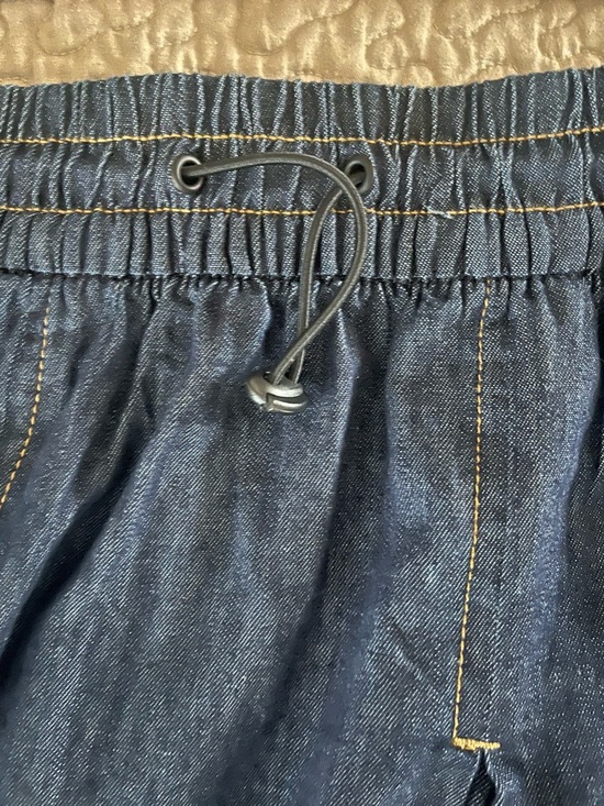 FREE ASSEMBLY Classic Dark Blue Denim Pleated Skirt - Picture 4 of 12